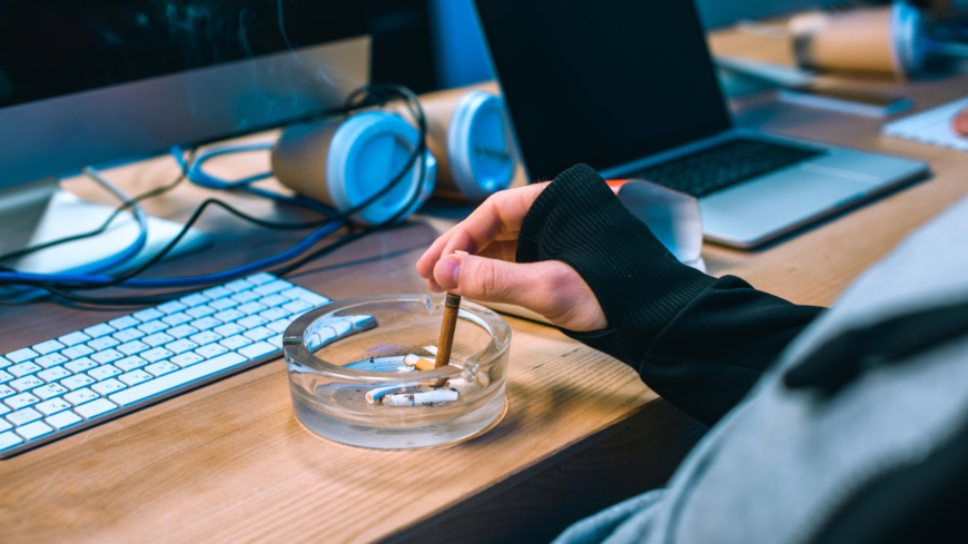 Digitala möten möjliggör för folk att sluta röka